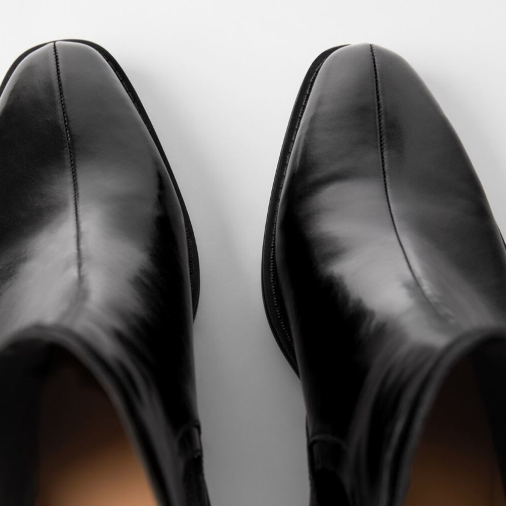 LOW -HEEL CUT-OUT ANKLE BOOTS WITH BUCKLE DETAIL - Picture 7 of 8